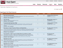 Tablet Screenshot of forums.magicspam.com